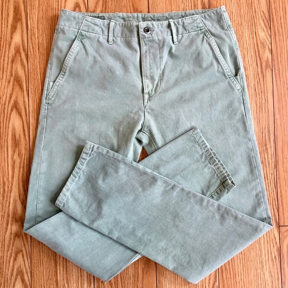 Levi's Other - Levi’s Slim Fit Acid Wash Green Khaki Pants 32